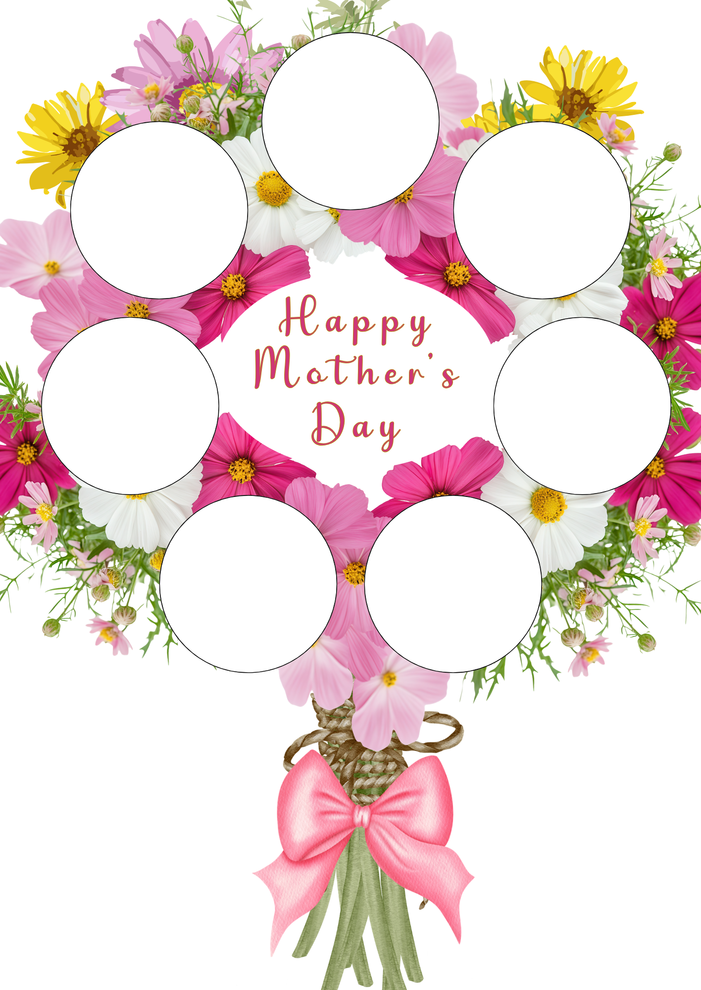 Bouquet style cupcake insert. Cake Box Insert Printable download  – 10x14 Cake Box Decoration – PNG PDF SVG Cricut Cut File