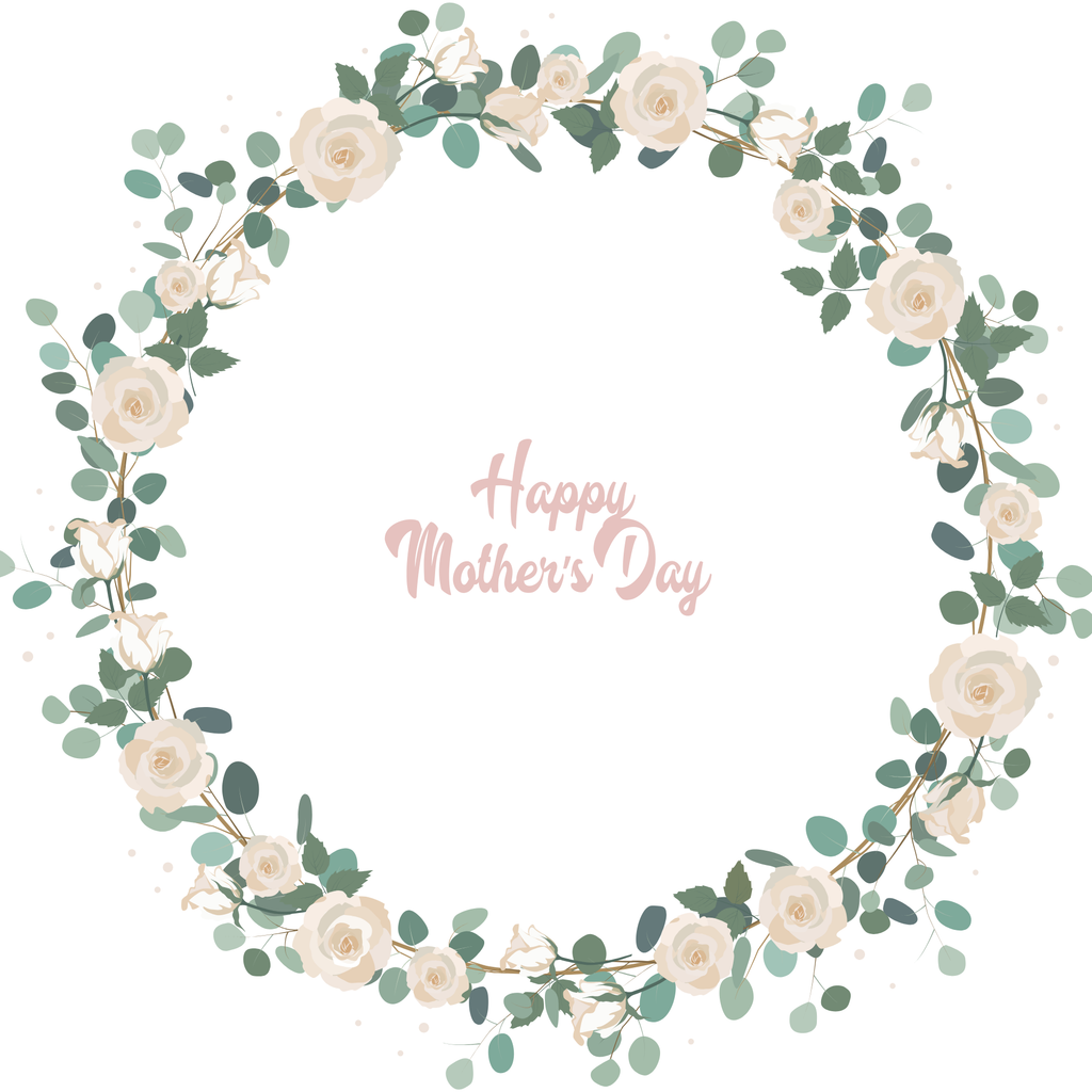 Mother’s Day Cake Box Insert Printable set 1  – 10x10 Cake Box Decoration – Floral Happy Mothers Day Cake Box Insert – PNG PDF SVG Cricut Cut File