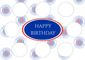 RFC 14 x 10 inch cake box insert, digital downloads