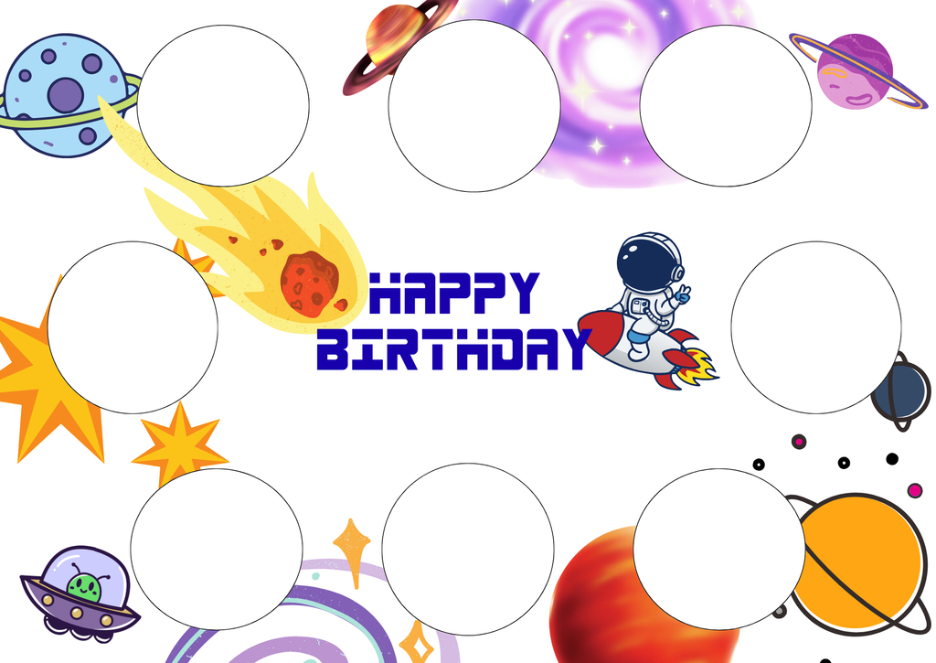 Oval Birthday cupcake insert. Police, Fire, Dinosaur, Rocket, Trucks and construction. Cake Box Insert Printable download  – 14x10 Cake Box Decoration – PNG PDF SVG Cricut Cut File