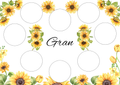 Mother’s Day Cupcake Box Insert Printable 14x10 – Mum Mom Gran Nana Granny Nan Grandma – PNG PDF SVG Template – Cricut Compatible