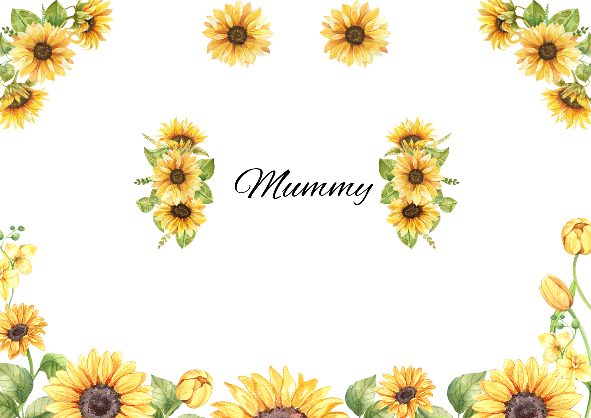 Mother’s Day Cupcake Box Insert Printable 14x10 – Mum Mom Gran Nana Granny Nan Grandma – PNG PDF SVG Template – Cricut Compatible