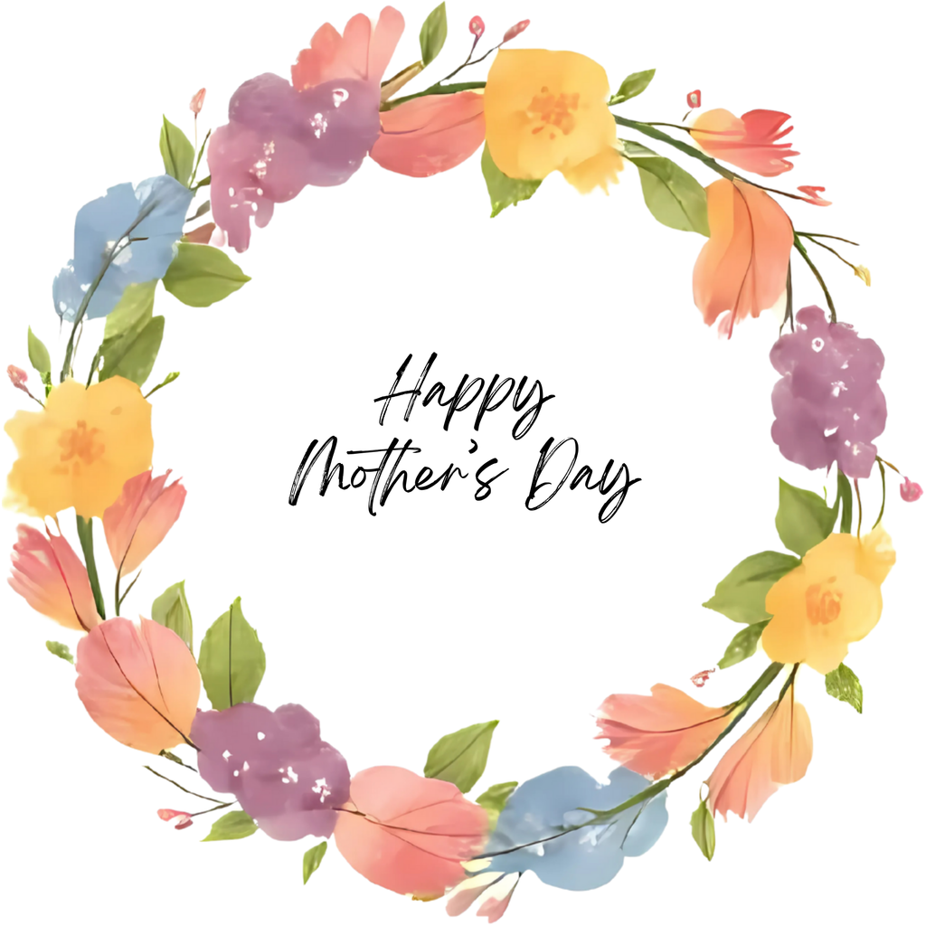 Mother’s Day Cake Box Insert Printable set 2  – 10x10 Cake Box Decoration – Floral Happy Mothers Day Cake Box Insert – PNG PDF SVG Cricut Cut File