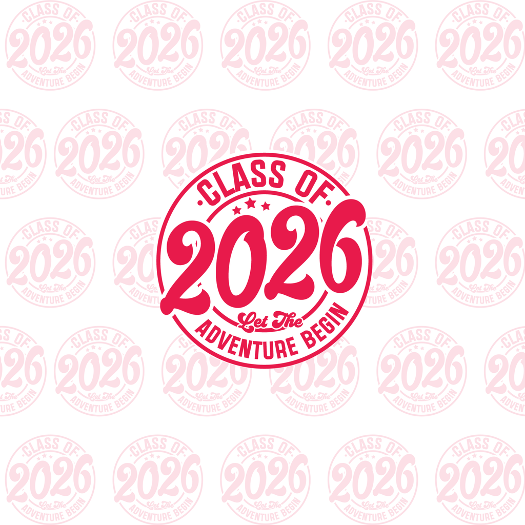 Class of 2026 full set, cupcake insert. 10x10 inch (approx. 25.5 x 25.5-cm)  Cake Box Decoration – PNG PDF SVG Cricut Cut File