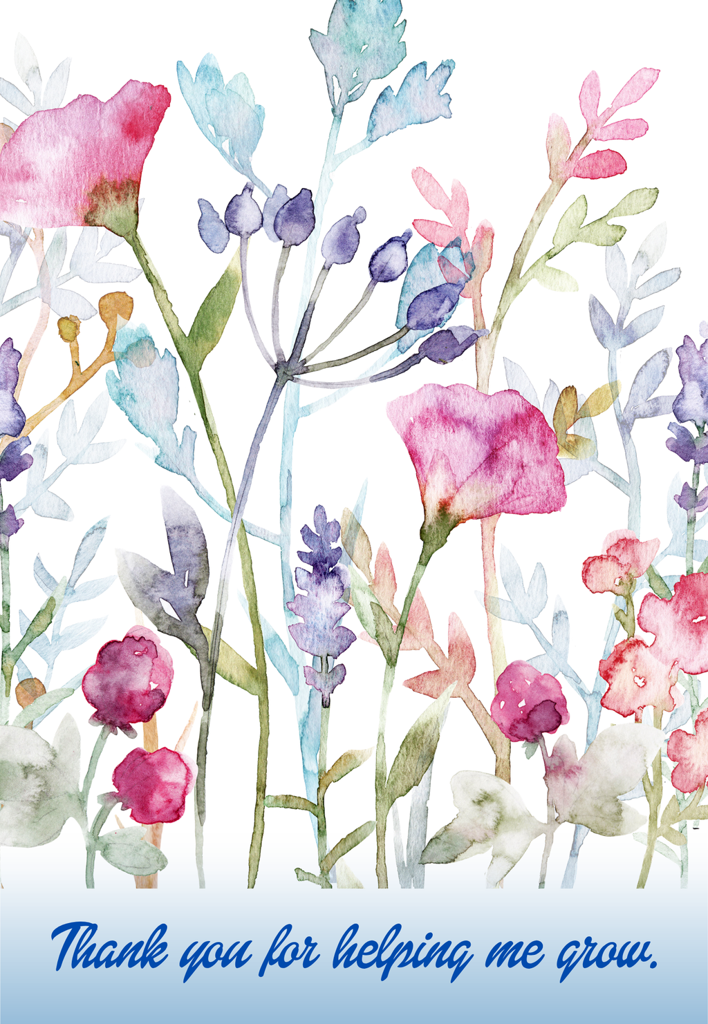 Thank you for helping me grow , cupcake insert. 7 x10 inch (approx. 17.8 x 25.5-cm)  Cake Box Decoration – PNG PDF SVG Cricut Cut File