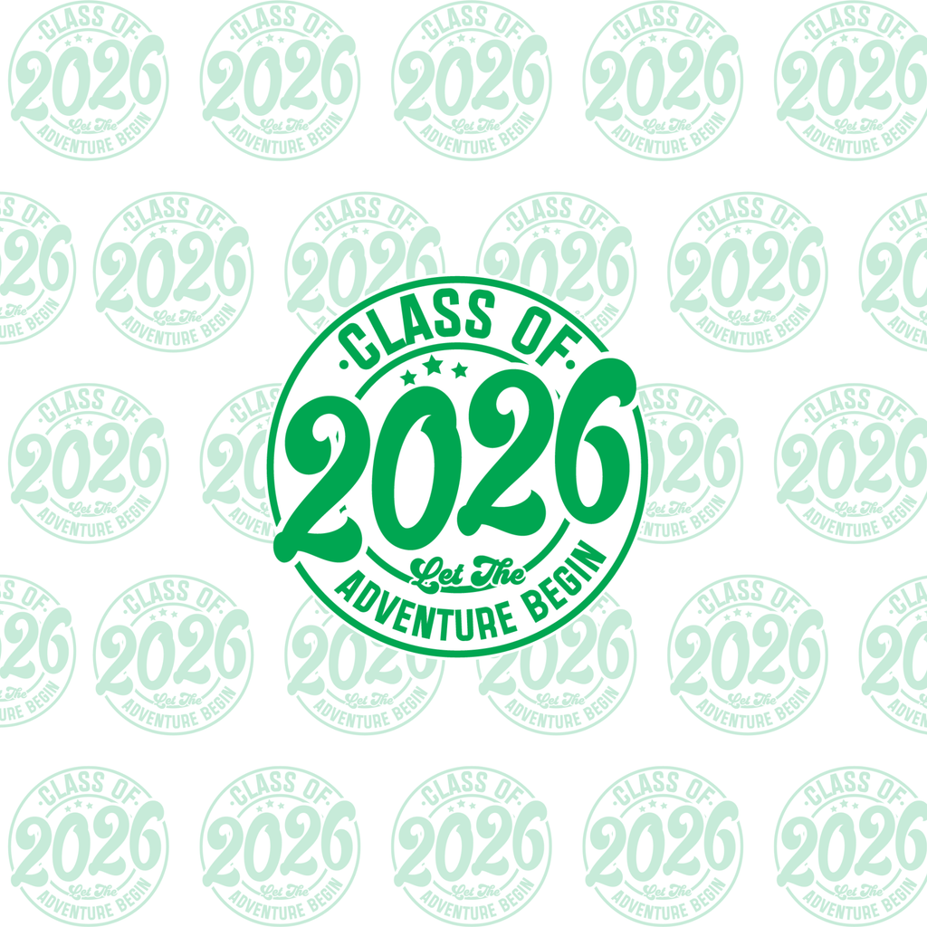 Class of 2026 full set, cupcake insert. 10x10 inch (approx. 25.5 x 25.5-cm)  Cake Box Decoration – PNG PDF SVG Cricut Cut File