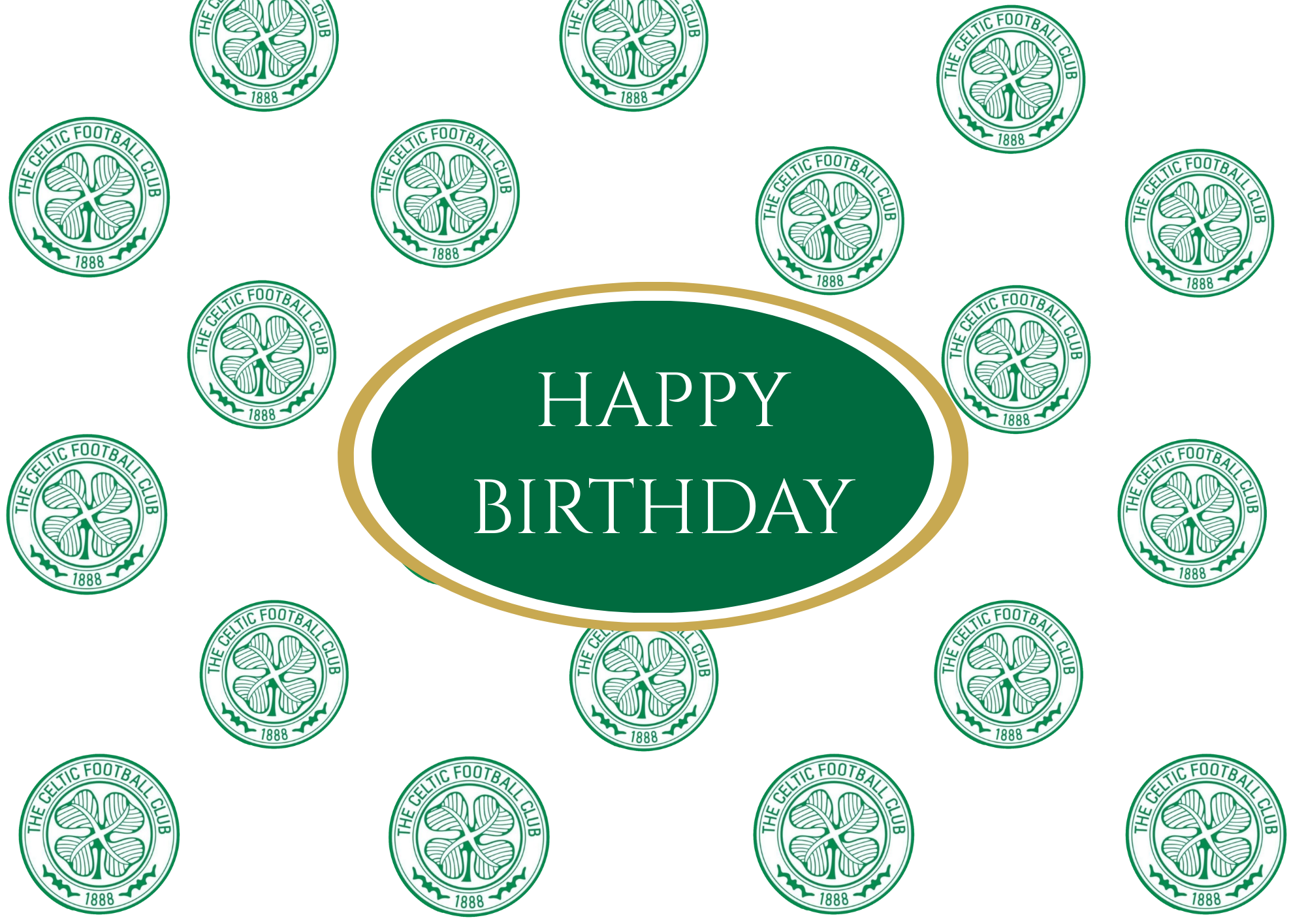 CFC Cake box insert, 14 x 10 inch. Digital downloads